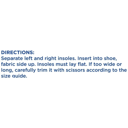 Equate Work Gel Insoles, Men's 7-13, 1 Pair
