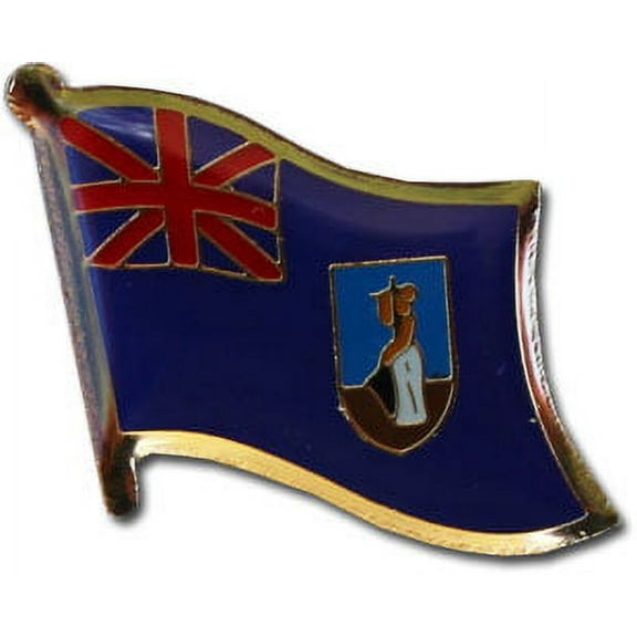 Montserrat Flag Lapel Pin
