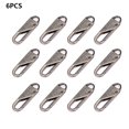 thumbnail image 1 of 12Pcs Metal Zipper Head,Universal Repair Zipper Head Replacement for Luggage Clothes Bag Zipper Pull Tab Fixer, 1 of 6
