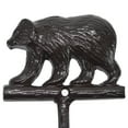 thumbnail image 2 of Black Cast Iron Grizzly Bear Bath Towel Bar Holder Rack Rustic Cabin/Lodge Decor, 2 of 3