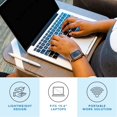 thumbnail image 2 of Lap Desk LapGear Designer Hummingbird Toile para ordenadores portátiles de 15,6 pulgadas, 2 of 6