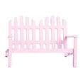 thumbnail image 2 of Simulación 1/12 casa de muebles BJD de muñeca Micro paisaje sillón modelo jardín parque decoración accesorios asiento doble rosa Salvador banco de la casa de muñecas, 2 of 10