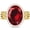 Gold, January Birthstone, variant on Silver Plated Rings for Women, Chunky Adjustable Ring, Created Birthstone Crystal Gemstone CZ Oval Rings, Fake Faux Imitation Diamond Statement Ring, Big Cocktail Costume Rings