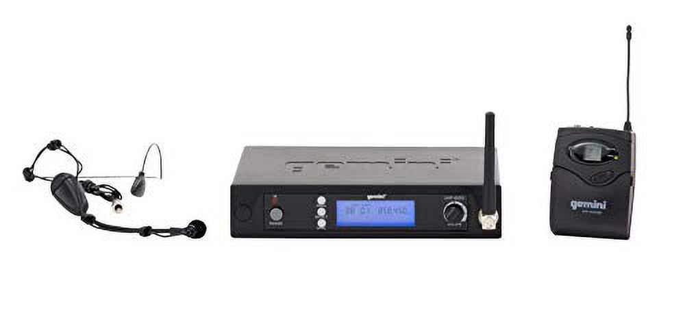 Gemini Single Channel Wireless Headset Microphone System - UHF-6100HL-R2