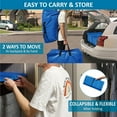 4 Packs Heavy Duty Extra Large Moving Bags with Backpack Straps & 6 Packs Shoe Bags Moving
