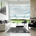 thumbnail image 7 of Ahgly Company Machine Washable Indoor Square Transitional Gunmetal Gray Area Rugs, 8' Square, 7 of 7
