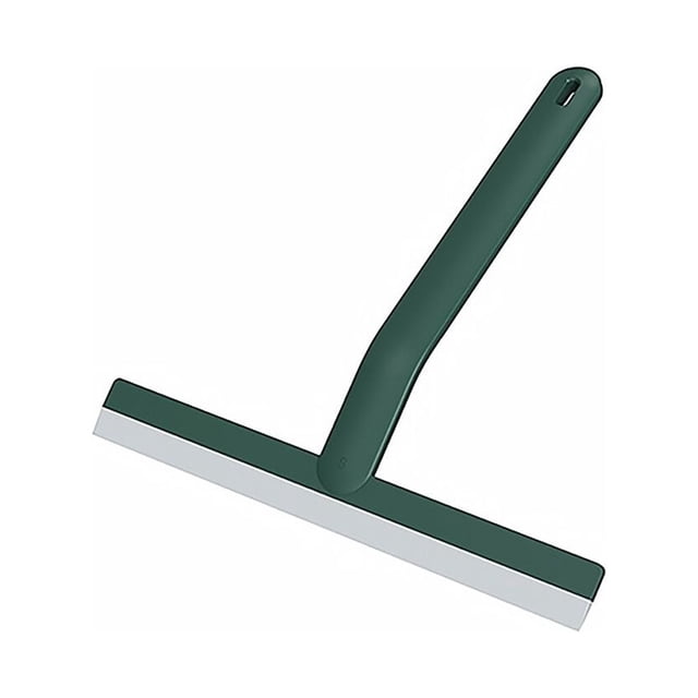mmirethe Simple Car Glass Window Wiper Household Cleaning Handle Deep Green