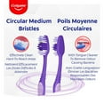 thumbnail image 3 of Colgate Extra Clean Full Head Toothbrush, Medium - 6 Count, 3 of 6