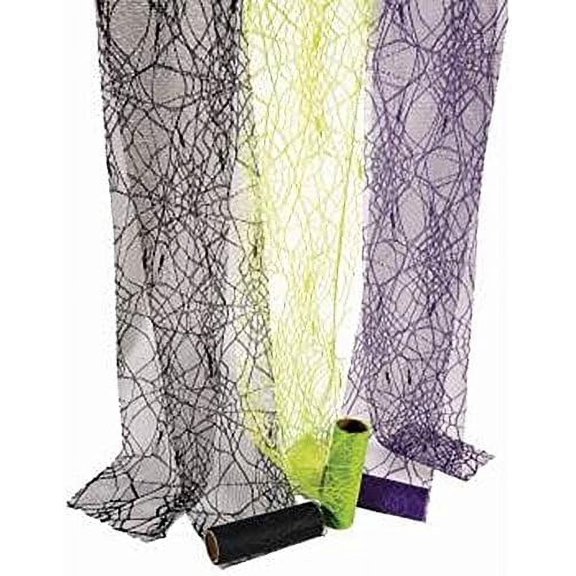 Green Spider Web Tulle 5Yds