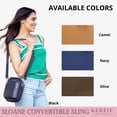thumbnail image 6 of Kedzie Women's Neoprene Convertible Sling Bag with Adjustable Strap, Black, 6 of 6