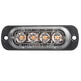 thumbnail image 1 of Paquete de 2 luces estroboscópicas LED ámbar, Kit de luces estroboscópicas de emergencia para vehículos y camiones, 12V -24V, luces estroboscópicas de advertencia de peligro, barra para parr, 1 of 5