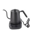 thumbnail image 1 of Hervidor eléctrico de cuello de cisne de acero inoxidable, tetera para café y té, control automático de temperatura, aislamiento, para oficina y hogar, color negro, CN, 220 V, 1 of 12