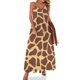 thumbnail image 1 of Vestido sin mangas con estampado de jirafa, vestidos de noche elegantes para mujer 2024, ropa para mujer, 1 of 7