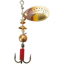 Mepps Aglia In-Line Spinner 1/12 oz, Plain Treble Hook, Brown Trout Blade, B0 BR