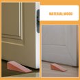 thumbnail image 2 of GOOHOCHY 2 topes de puerta de madera para viajes y hogar, antideslizantes, sin necesidad de taladrar, minimalistas., 2 of 8