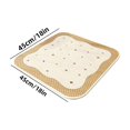 thumbnail image 3 of Summer Ice Silk Cooling Seat Cushion Honeycomb Breathable Non Slip Chair Pad Washable Cool Mat For Office Gaming Computer Swivel Car Dining Wheelchair Long Sitting Use, 3 of 4
