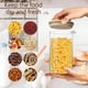 thumbnail image 4 of Set de 3 frascos redondos para almacenamiento de alimentos VIEWELLD de vidrio, 1.5 cuartos de galón, 4 of 6
