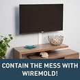 thumbnail image 3 of Legrand - Wiremold CMK30 30-Inch Flat Screen TV Cord Cover Kit- Wall Mount TV Cable Concealer Cord Cover Raceway Kit to Hide Cables, Cords, or Wires- White, 3 of 5