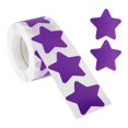 thumbnail image 1 of Rollo de Etiquetas de Estrellas Autoadhesivas Uxcell para Suministros de Maestros de Aula y Manualidades DIY Púrpura 1.5", 1 of 6