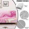 thumbnail image 6 of SCRAWLGOD Marble Print Armless Sofa Cover Dust Proof Decorative Couch Cover Washable Anti Slip Sofa Slipcover with Elastic Bottom, 6 of 9