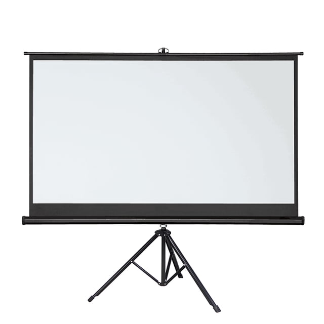 Pantalla de proyector de 72 pulgadas con soporte para trípode Pantalla de proyección portátil 16: 9 Abanopi 72 pulgadas