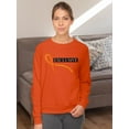 thumbnail image 2 of Exclusive W Chain Pattern Sweatshirt Women -Image by Shutterstock, Female Small, 2 of 4
