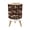 Color 1, variant on Small Trash Can with Lid Beach Ocean Coastal Sea Bird Blue Tan Rustic Beachy Boat Seagulls 1.8 Gallon Dog Proof Trash Can Round Garbage Can Waste Bin Wastebasket for Bathroom Bedroom Living Room