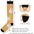 thumbnail image 3 of FREEAMG Cute Dog Paw Compression Socks for Men & Women Knee High Stockings for Running, Sport, Hiking & Travel, 3 of 7