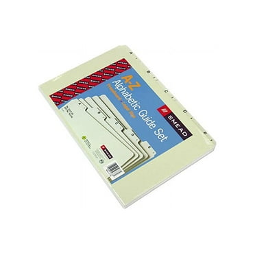 Smead Recycled Top Tab File Guides, Monthly, 1/3 Tab, Pressboard ...