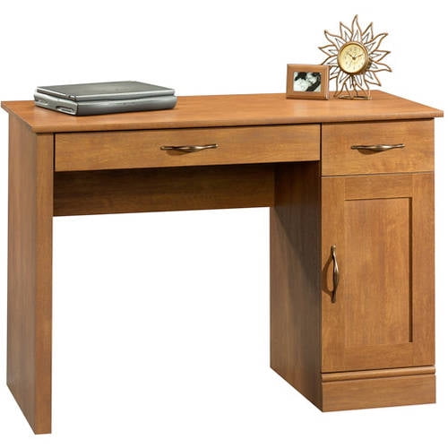 Mainstays Cardinal Hill Computer Desk Hazelwood Finish Walmart