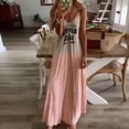 thumbnail image 1 of Loose Summer Dress for Women Womens Fashion Sexy Dress Loose V-Neck Gradient Color Print Halter Dress Sexy Summer Dress for Women Halter Dress for Women Summer Loose Dress for Women Summer, 1 of 4