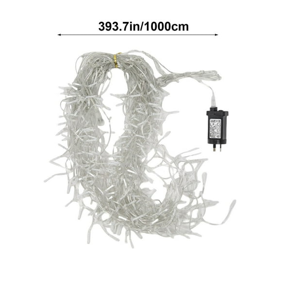Xihbxyly Luces Led de Carámbano, Cadena de Luces con 8 Modos, Impermeables, para Exteriores, con Función de Memoria, para Navidad, Bodas, 75 Luces, 18 X 12 X 12 Cm.