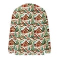 thumbnail image 4 of LOVZFMLL Cardigan for Women's Casual Christmas Printed Knitted Cardigan Button Up Jacket Coat, 4 of 5