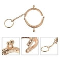 thumbnail image 4 of Uxcell Metal Purse Frames, 2" 5Pack Kiss Lock Clasp Frame for Coin Bag Sewing DIY, Gold, 4 of 6