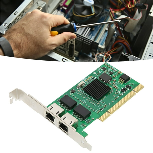 くちゃ様 Gigabit Ethernet Card, 2 Port Net Card 2 Gigabit Ports Double