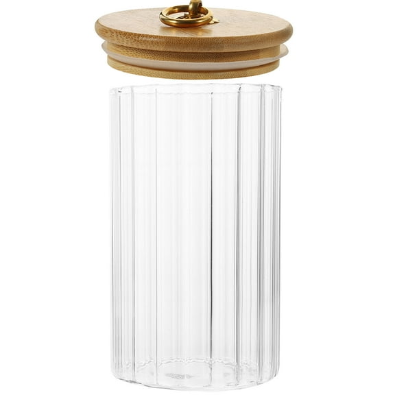 PAMINGONO Coffee Bean Canister Glass Canister Transparent 1Pack