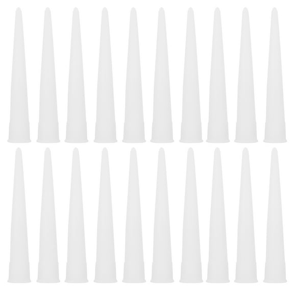 60pcs Caulk Nozzles Glue Nozzles Sealant Silicone Caulking Device Accessories