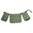 thumbnail image 1 of Riñonera ligera con hebilla ajustable y múltiples bolsillos para hombre y mujer. Verde, 1 of 7