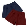 thumbnail image 2 of Shorts for Women Clearance, Xunlbb 2PC Women's V-waist Exposed Navel Sports Casual Solid Color Shorts, 2 of 9