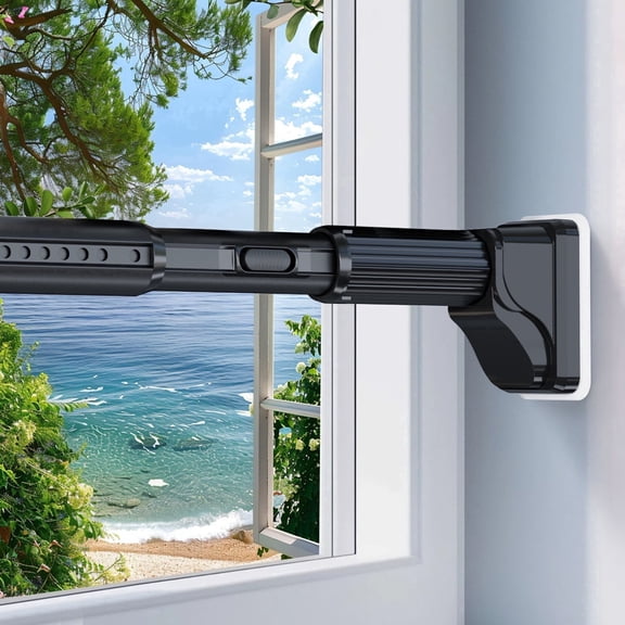Tension Curtain Rod 40-166 inch(3.33-13.83 ft), Adjustable Spring Shower Rod, No Drilling for Window, Bathroom or Patio