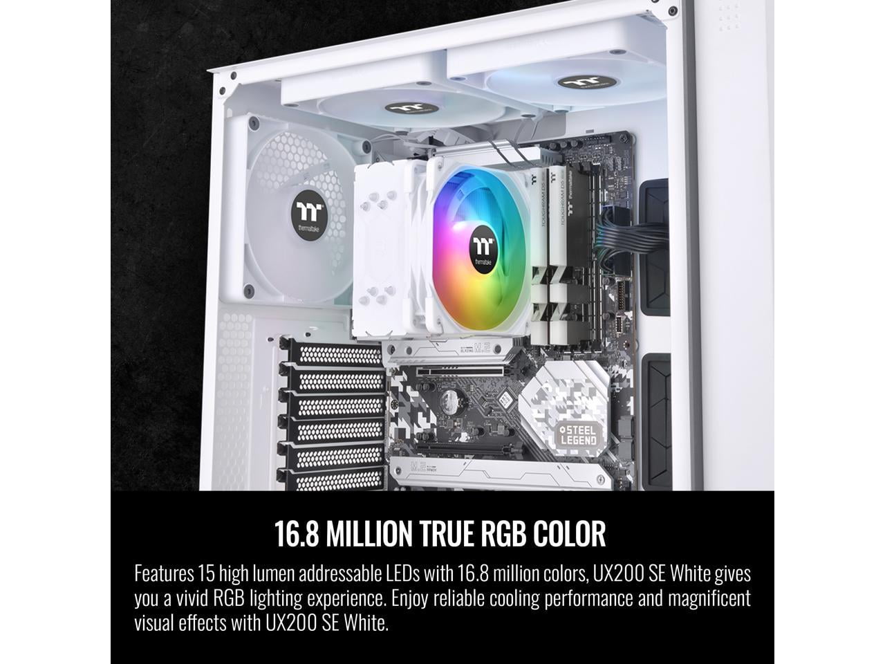 Thermaltake UX200 SE ARGB Lighting CPU Cooler White CLP116AL12SWA