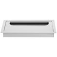 thumbnail image 2 of Pasacables cuadrado de aleación de aluminio para escritorio, organizador de cables para PC de oficina, gestión de cables de escritorio, elegante pasacables para espacios de trabajo ordenados, 2 of 8