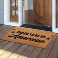 American Flag Doormat 4th Of July Independence Day Non Slip Bath Rugs