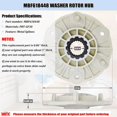 thumbnail image 2 of WWS-MBF618448 Ensemble de Moyeu de Rotor de Laveuse pour Machine à Laver LG Pièce de Rechange PBT-GF30, 2 of 4