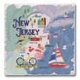 thumbnail image 6 of Thirstystone  New Jersey Attractions Tumbled Tile Coaster 4-Pacl, 6 of 8