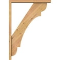 thumbnail image 3 of Ekena Millwork 3 1/2"W x 28"D x 40"H Olympic Block Smooth Bracket w/ Offset Brace, Western Red Cedar, 3 of 25