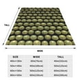 thumbnail image 3 of Pofeuu Cactus Farmland Print Ultra-Soft Micro Fleece Blanket,for Bed Or Sofa,All Season Throw Blankets Flannel Blanket-60"x50", 3 of 7