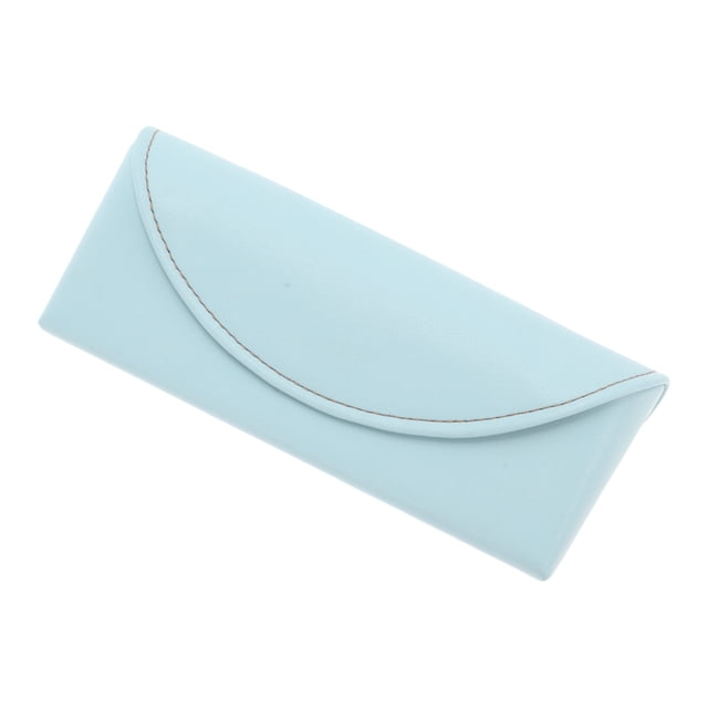 Estuche para gafas de borde arqueado de Unique Bargains, almacenamiento portátil de gafas 6.5"x2.68"x1.57" azul