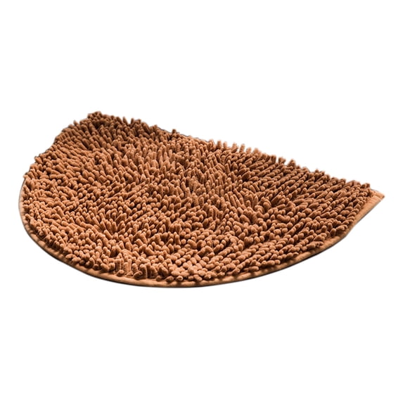 Tuvgenk Living Room Area Rugs Soft Rug Semicircle Brown 8×12in Floor Mats