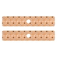thumbnail image 7 of Yayeee Faucet Mat for Kitchen Sink 30" Diatomite Long Splash Guard Pad, Orange Ghost Plaid Pattern, 2 Pack, 7 of 7